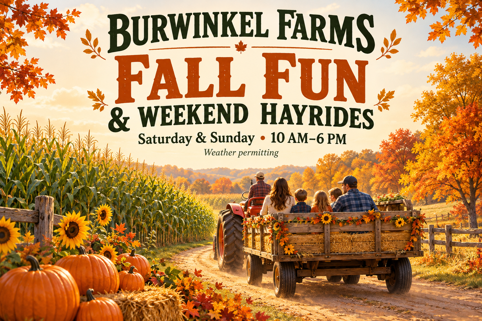 Burwinkel Farms Fall Fun Weekend Hayrides