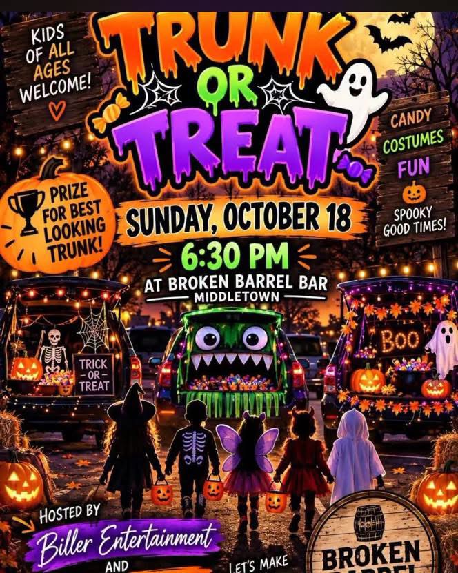 Trunk or Treat at Broken Barrel