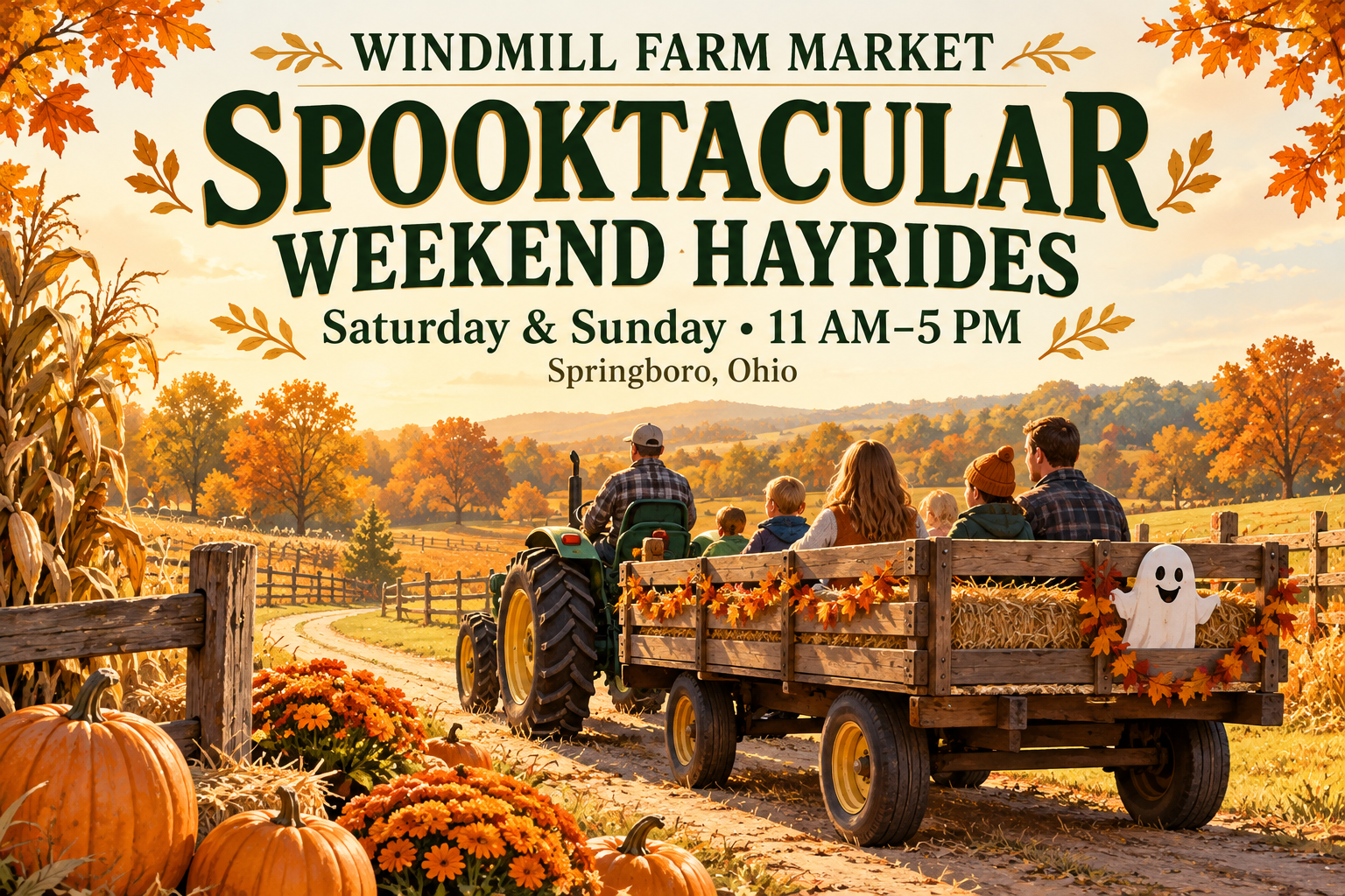 Windmill Farm Market Spooktacular Weekend Hayrides