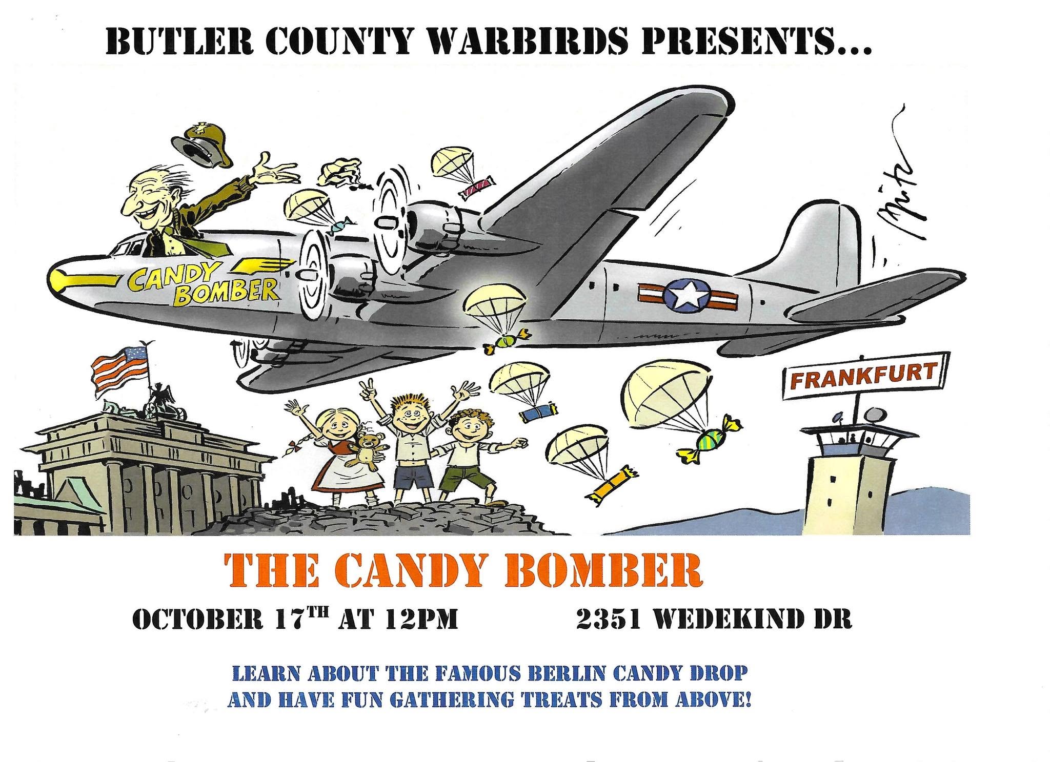 The Candy Bomber at Butler County Warbirds